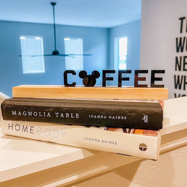 Mouse Coffee Desk Quote | Letter Ledge | One Liner