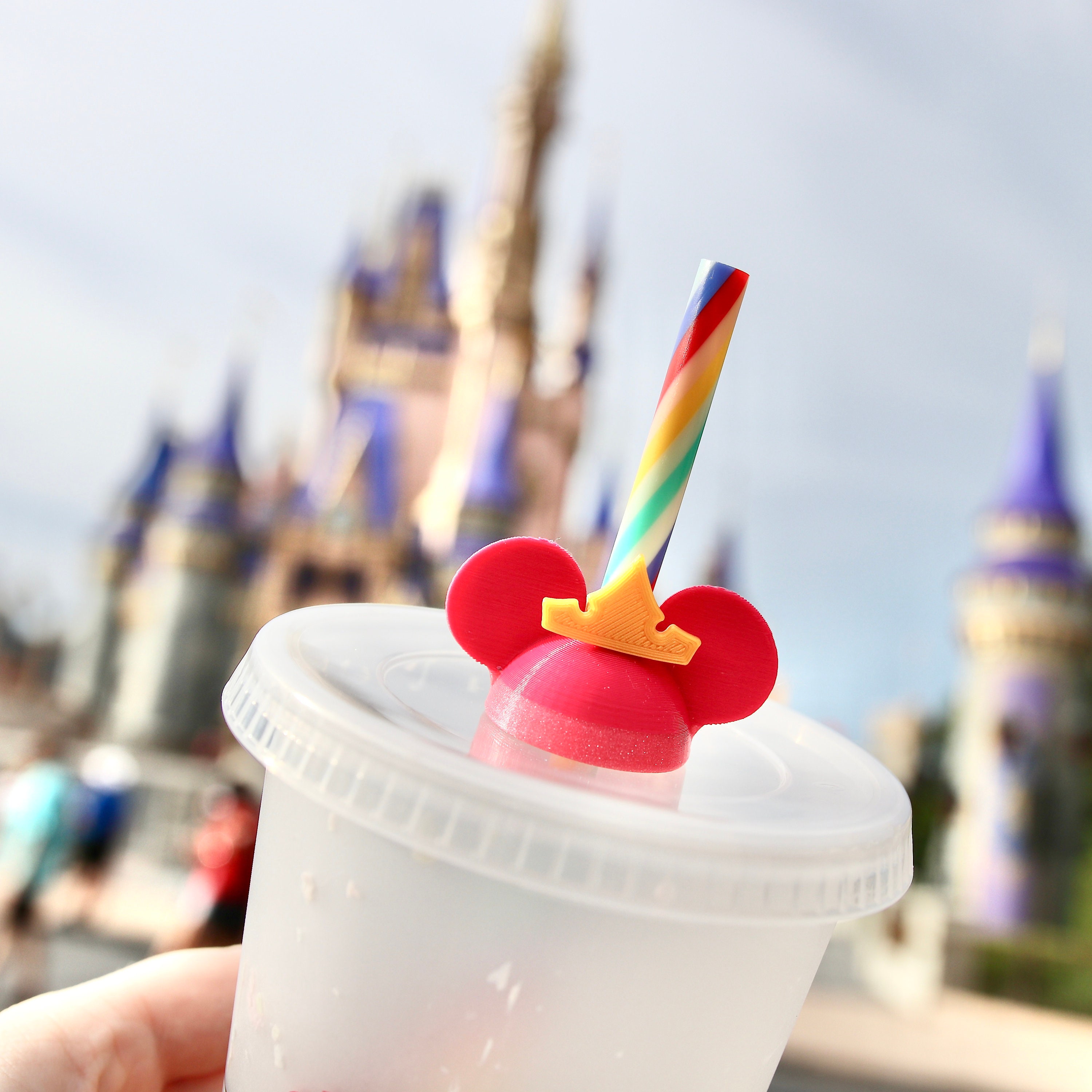 Disney Mickey Magical Straw Topper Straw Buddy Straw Charm