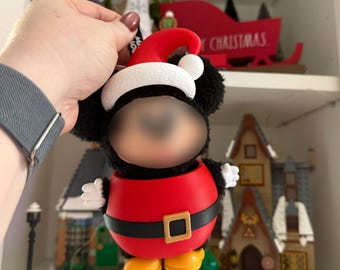 Santa Accessories and Outfit for Doll Keychain
