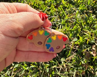 Mouse Artist Palette Earrings
