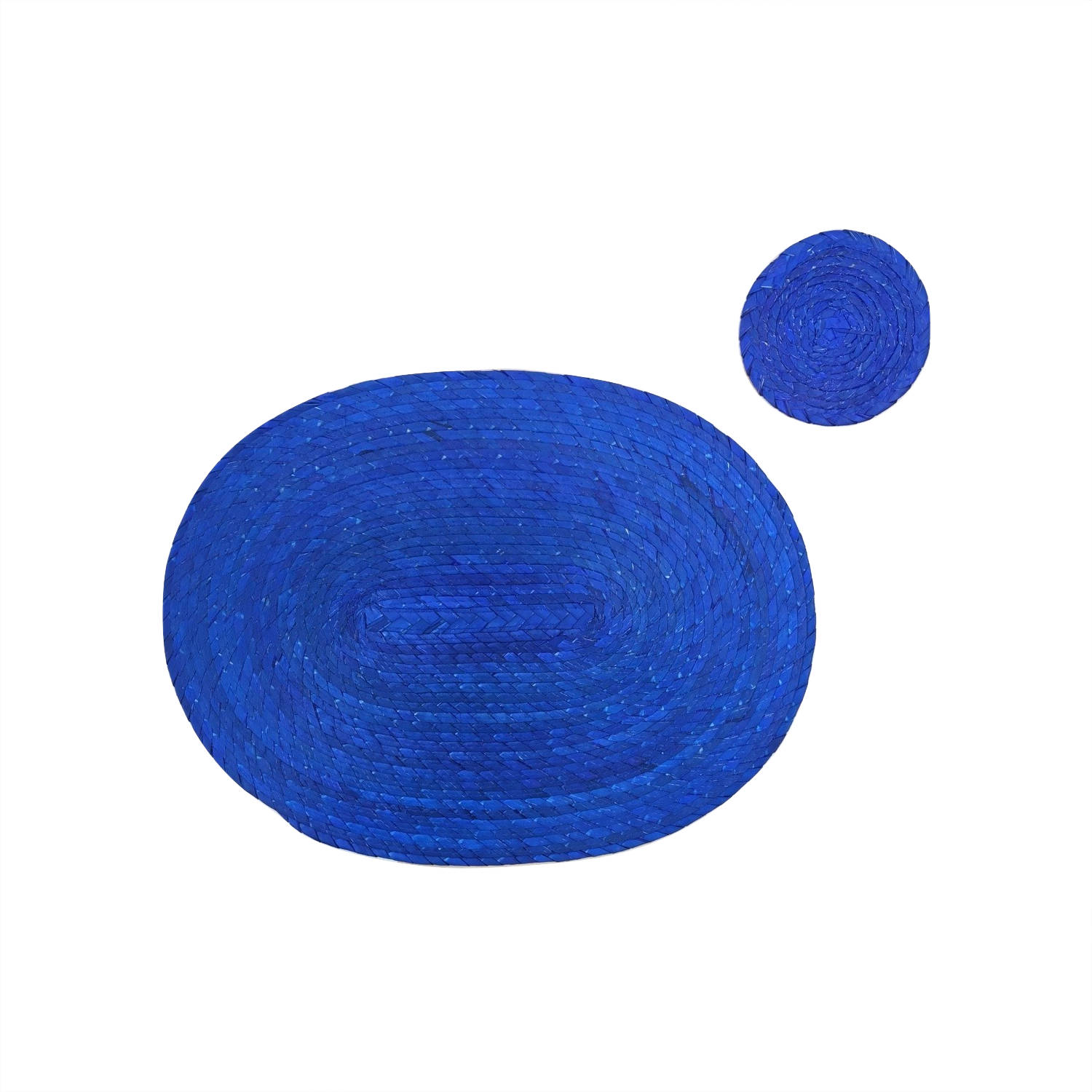 Royal Blue Placemats and Coasters Set de 4 EcoFriendly Etsy