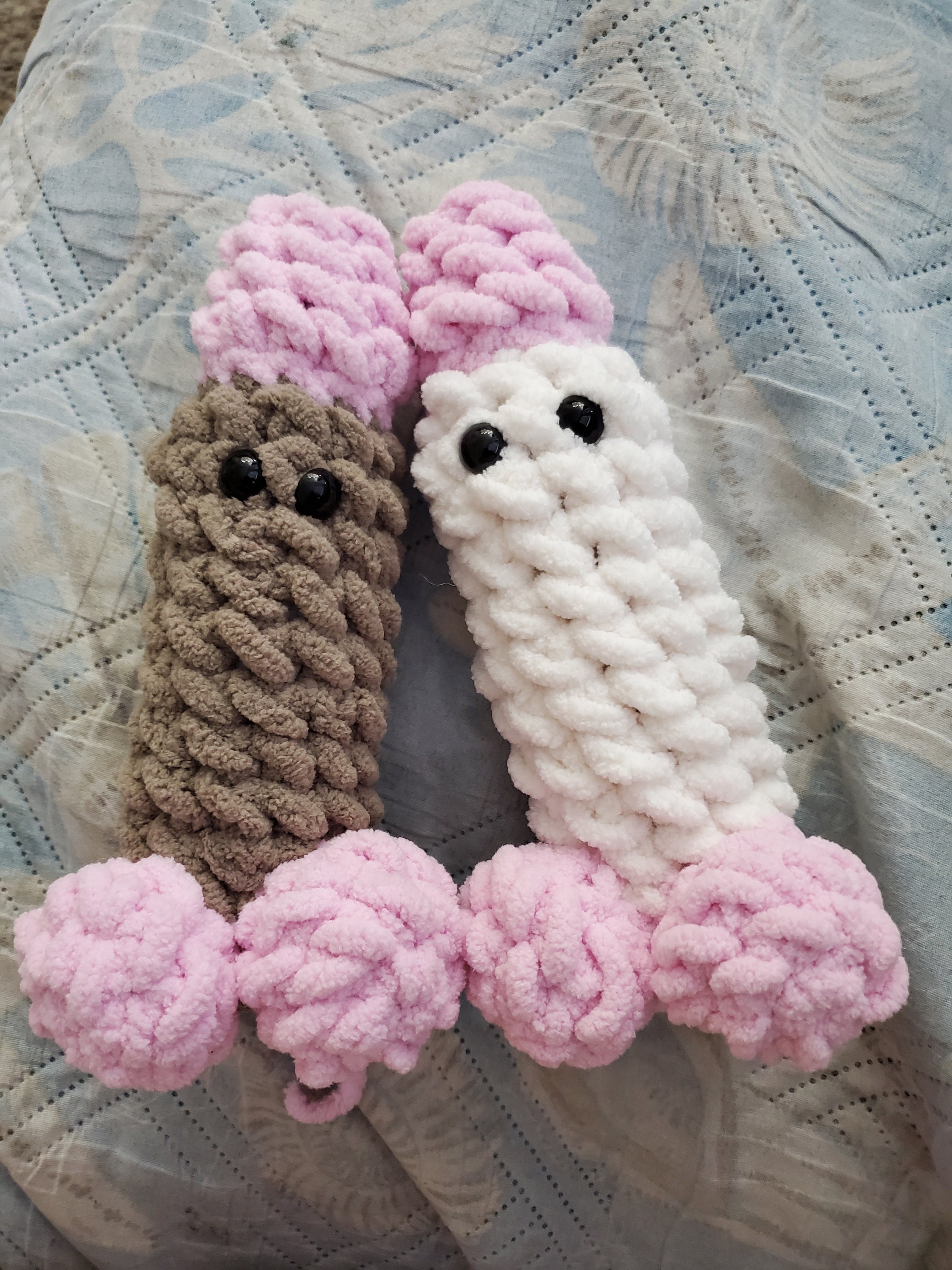Made to Order Two Toned Amigurumi Penis, Crochet Cock Gag Gift, Stuffed  Glizzy, Plushie Dick, Plush Toy Penis and Balls - Etsy Canada