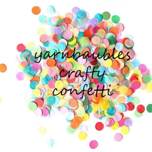 Yarnbaubles Crafty Confetti, Confetti Scoop, Mystery Grab Bag, Mystery Items, Craft Supplies