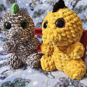 Made to Order! Dippy the Dinosaur, Dino Plush, Dinosaur, Plushie, Stuffie, Stuffed Dino, Cute, Cuddly, Dinosaur Stuffie, Crochet Stuffed Pet