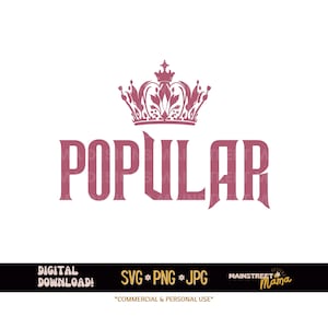 Popular SVG | Good Witch PNG | Tiara Svg | The Wiz | Wicked Inspired SVG | Team Glinda | Oz | Trendy svg | Sublimation, Cricut, dtf | diy