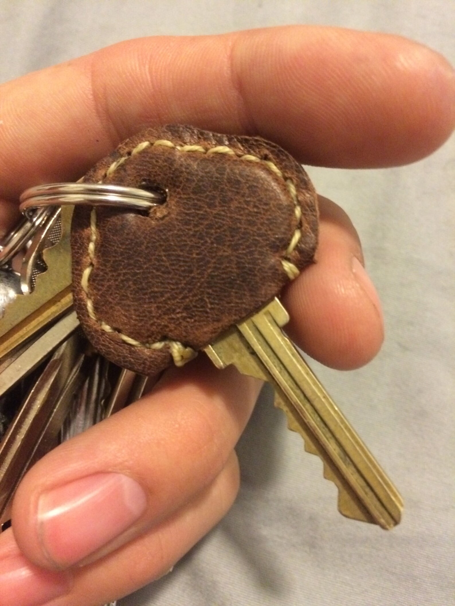 Leather Key Cover. Custom and Made to Order. Etsy