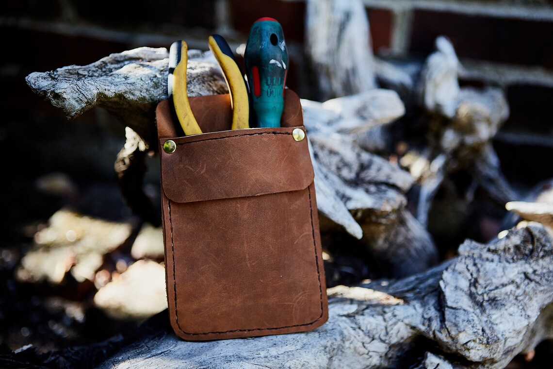 Leather Pocket Protector Etsy