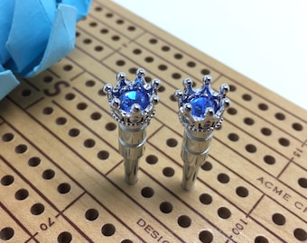 Cribbage pegs | crib pegs | Cribbage | Cribbage board | board games | Card games | game pieces | crown