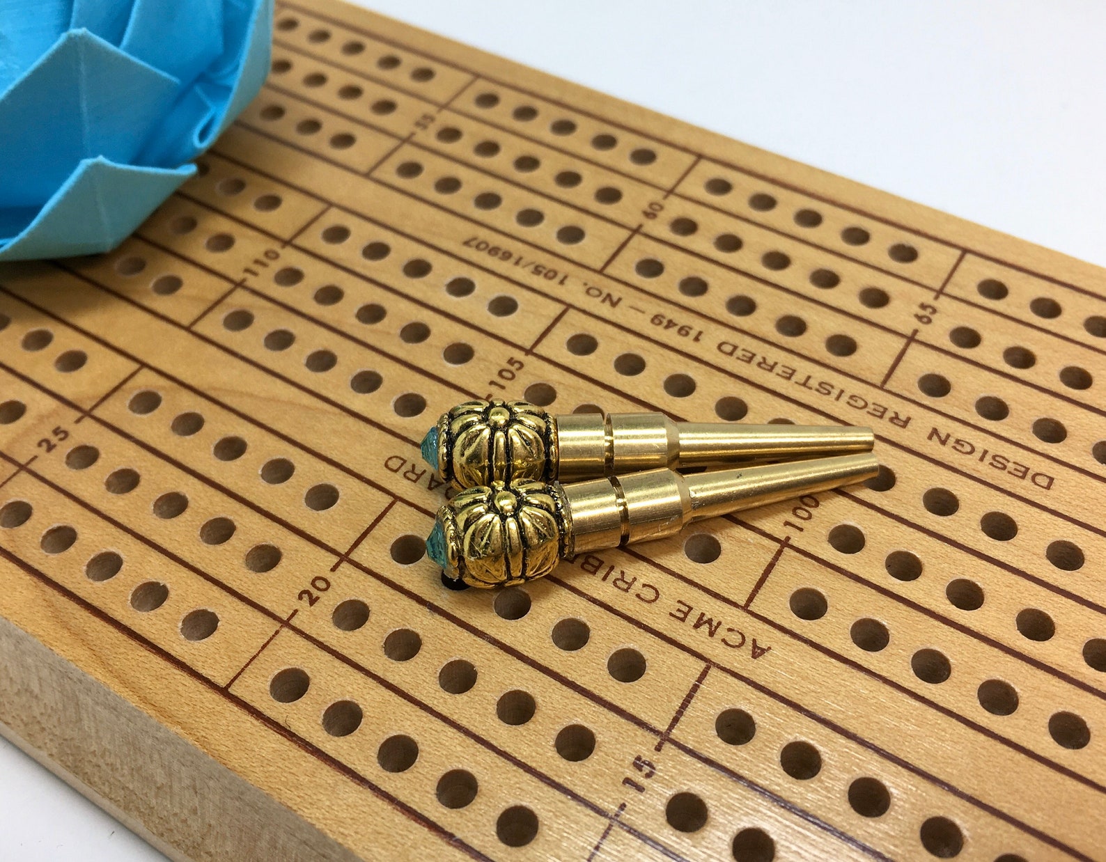 Cribbage Pegcribbagecrib pegboard gamecribbage board Etsy