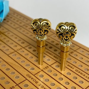 Cribbage pegs | crib pegs | Cribbage | Cribbage board | board games | Card games | game pieces | heart | lover