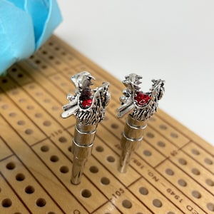 Pinces à cribbage | chevilles pour lit de bébé | Cribbage | Planche de cribbage | jeux de société | Jeux de cartes | pièces de jeu | dragon