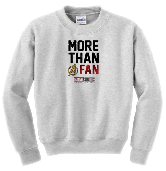 marvel men's 10th anniversary more than a fan hoodie