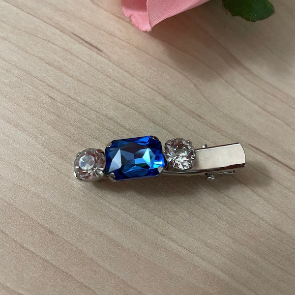 Sapphire Hair Piece Etsy