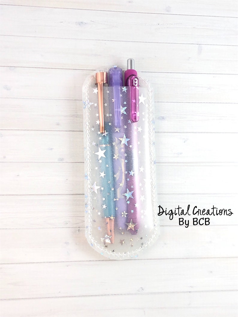 Jelly Pen Sleeve Embroidery Design Pen Holder Embroidery Etsy