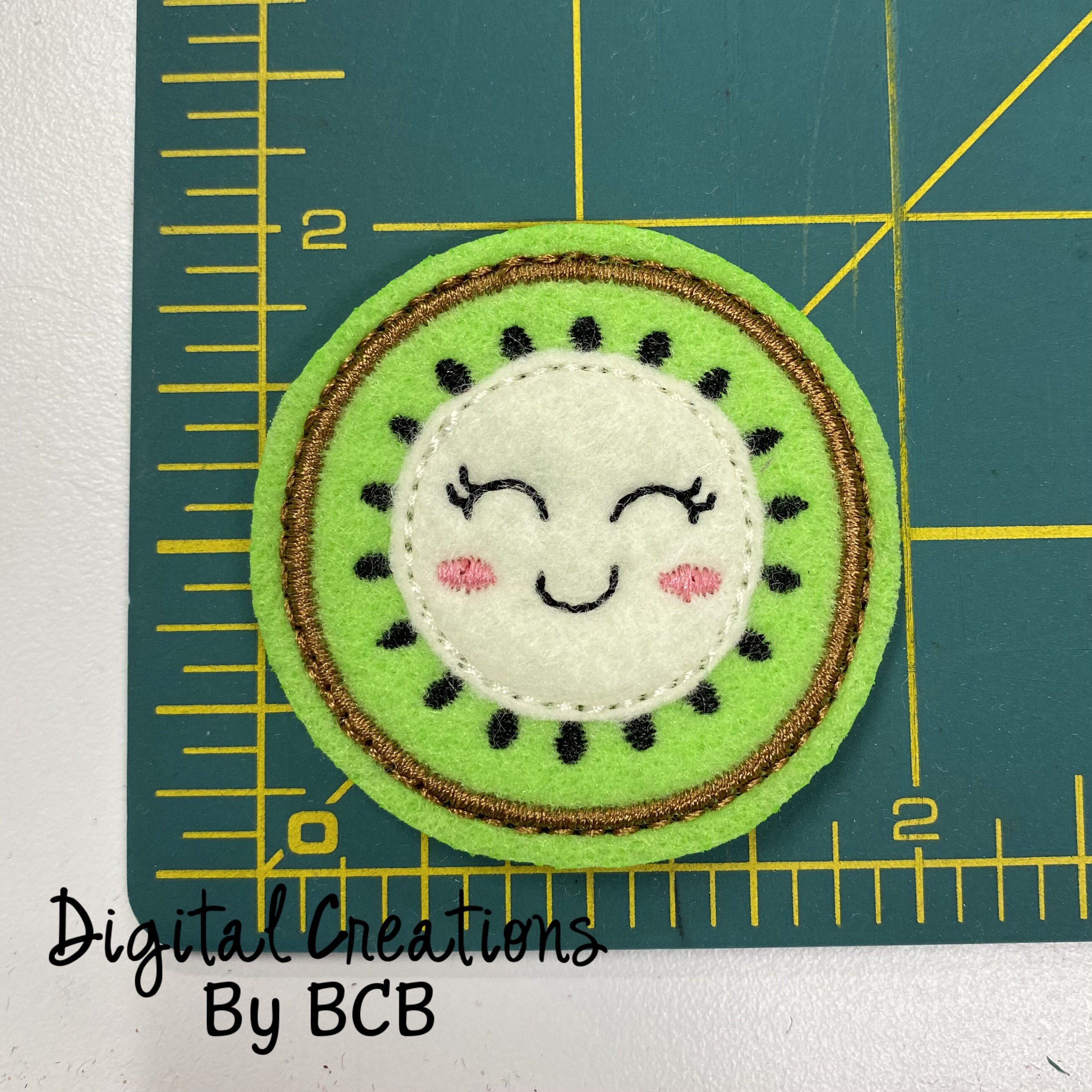 Kiwi Applique Feltie Embroidery Design Digital Machine Etsy UK