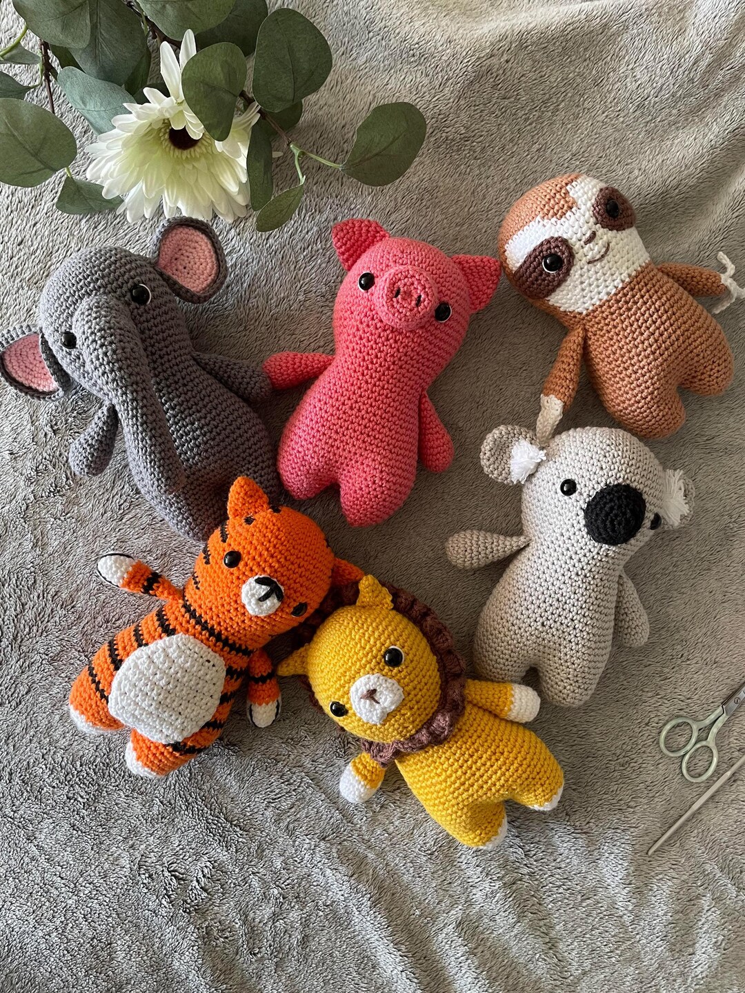 Crochet Plushie/crochet Animals/crochet Animal Plushies Etsy