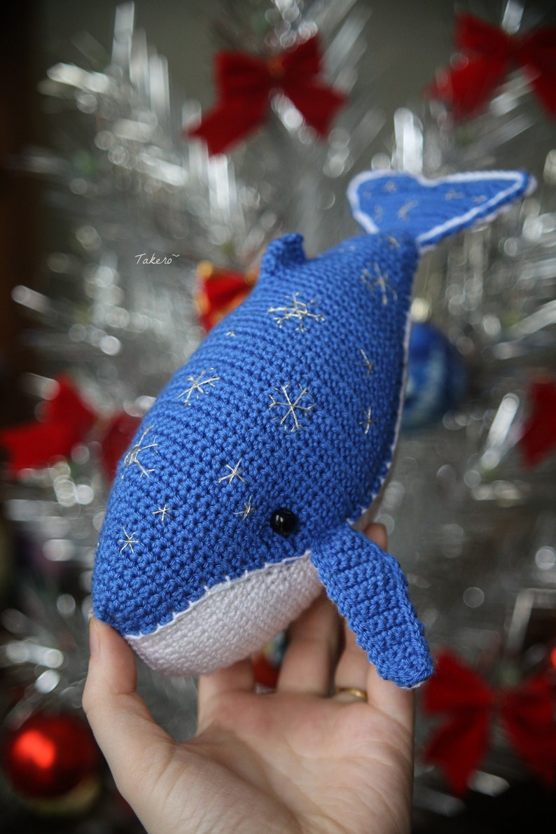 Whale crochet toy made to order