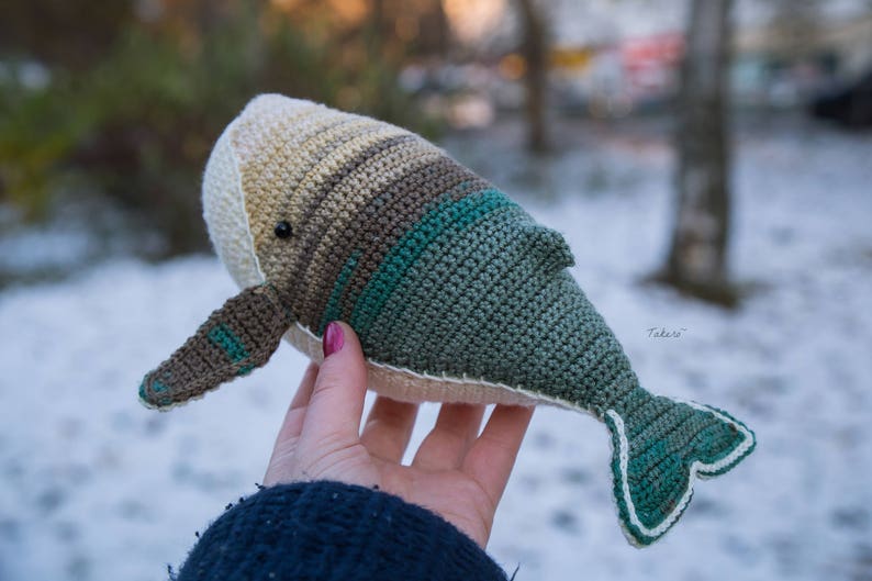 Whale crochet toy made to order
