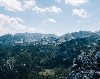 Durmitor National Park, Zabljak, Montenegro. August, 2022. Photographic Print.