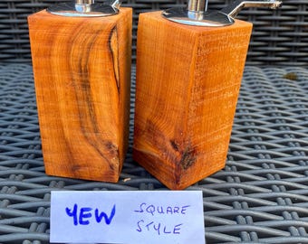 Molinillos de pimienta con manivela