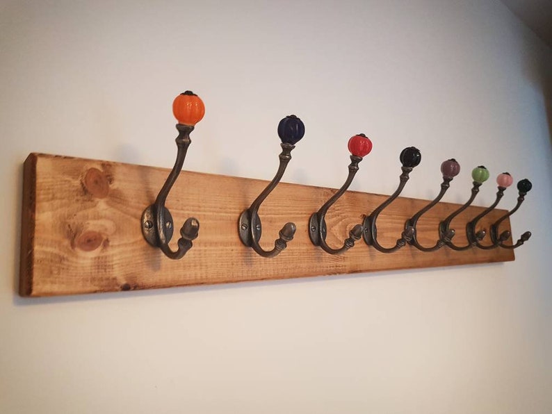 Kitchen Coat Rack / Country Coat Hanger / Coat Hooks - Etsy UK