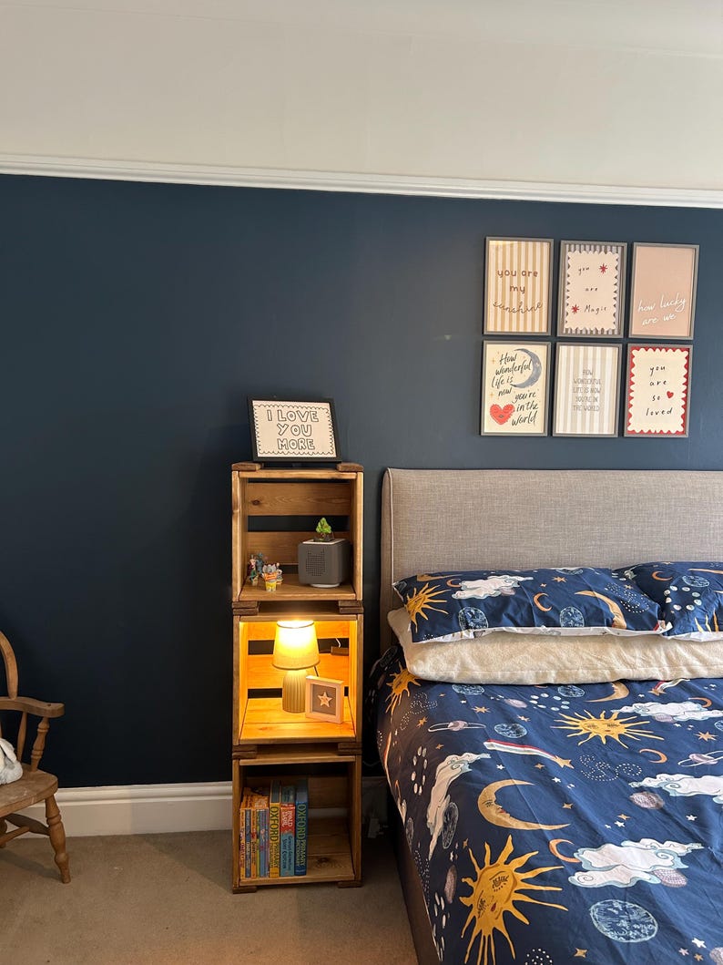 Reclaimed Wood Vinyl Record Storage Crate: Stackable LP Media Unit image 18