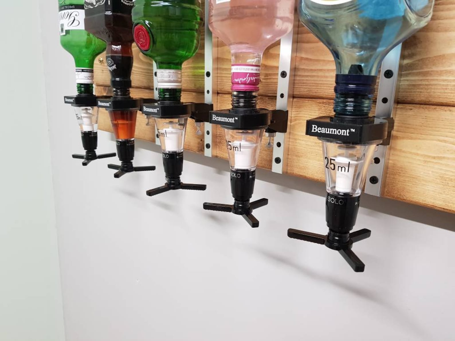 Home Optics Wall Bar Rustic Reclaimed Wood for Spirits Display Etsy