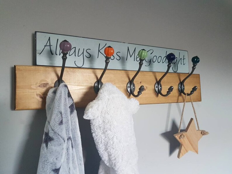 Kitchen Coat Rack / Country Coat Hanger / Coat Hooks - Etsy UK