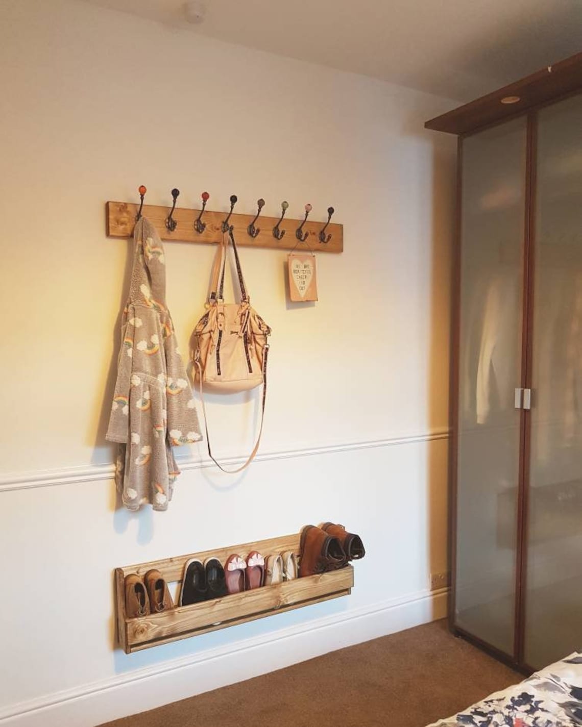 Kitchen Coat Rack / Country Coat Hanger / Coat Hooks - Etsy UK
