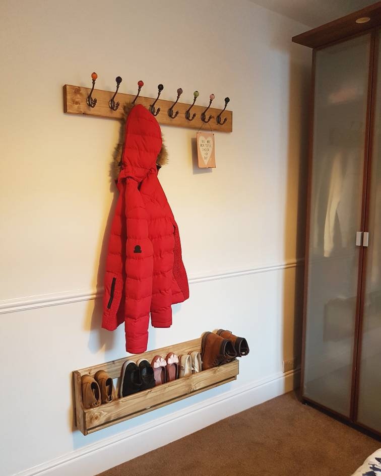 Kitchen Coat Rack / Country Coat Hanger / Coat Hooks - Etsy Nederland