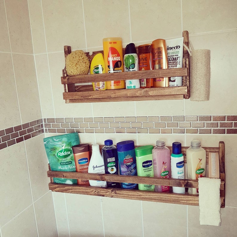Floating Toiletries Holder for Bathroom Storage Ensuite Etsy UK