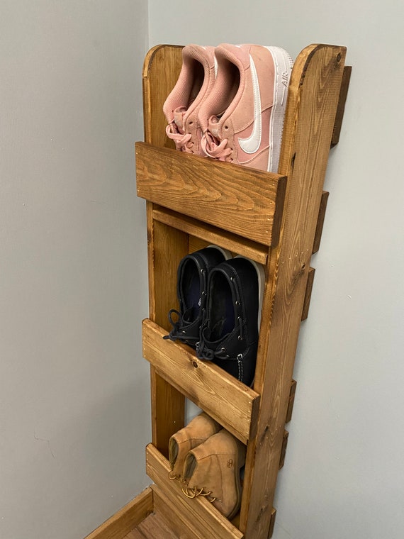 How to Build A Wooden Vertical Shoe Rack