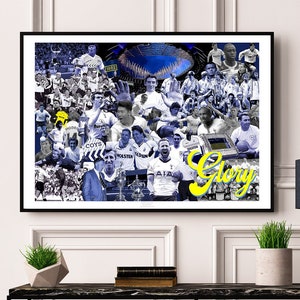 Spurs History - Limited Edition Print.  Tottenham Hotspur decor, Tottenham Hotspur Print, Tottenham Hotspur poster, Tottenham Hotspur Art