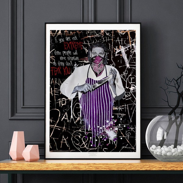 Marco Pierre White - Limited Edition Print. Gift for Chef, Marco Pierre White print, Marco Pierre White poster, Marco Pierre White wall art