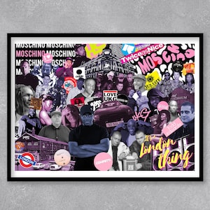 Historia del garaje del Reino Unido - Impresión de edición limitada. impresión de dj ez, impresión de música de baile, impresión de Londres, impresión de garaje del Reino Unido, impresión Rave, cartel de garaje del Reino Unido