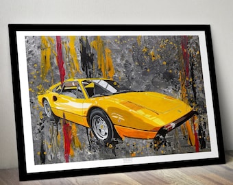 1984年 エンツォフェラーリ マリリンモンロー フェラーリ308 ポスター 1984 Vintage , Extremely Rare , Giant ( 21,0