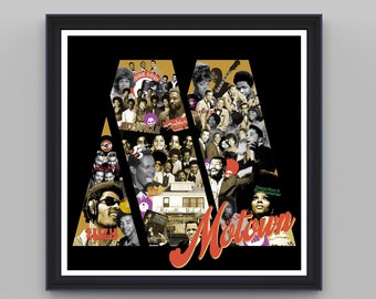 Motown History - Limited Edition Print. Motown Music Art, Motown Print, Motown Poster, Motown Records, Music Poster, Stevie Wonder print