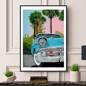 1957 Chevrolet - Limited edition print. 1957 Chevrolet poster, 57 Chevy Gifts, 1957 chevy bel air, Chevrolet wall art, 1957 Chevy poster