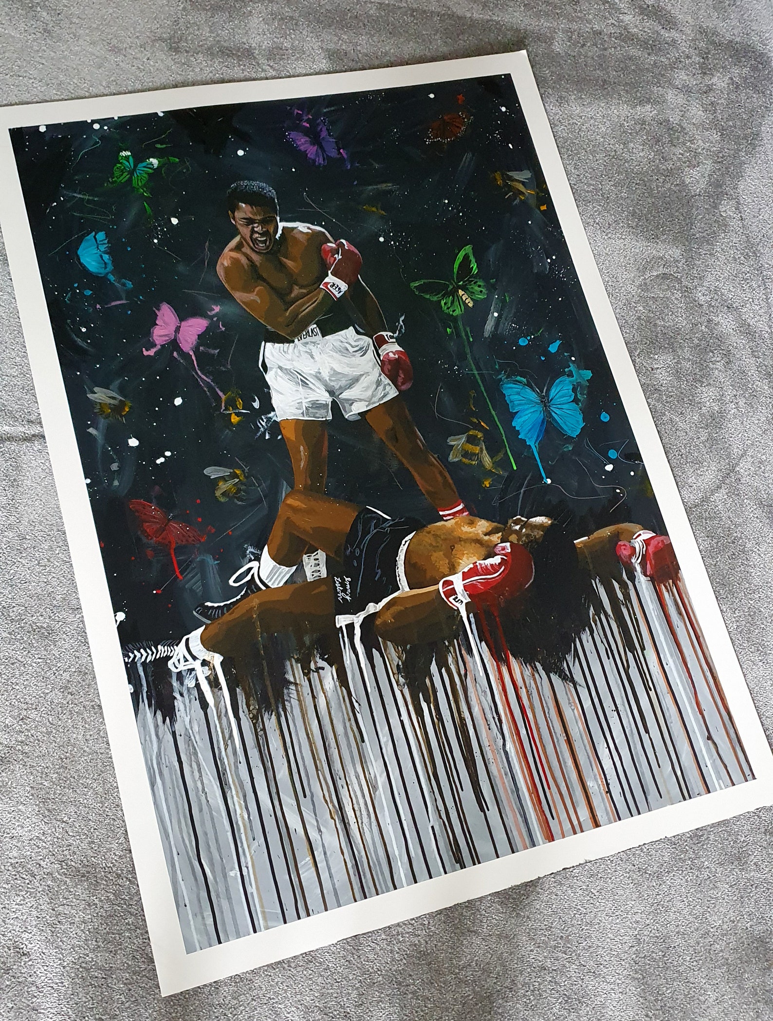 Muhammad Ali - Limited Edition Print. Muhammad Ali Poster, Boxing ...