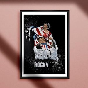 Rocky Inspirational Quote Fan Art Poster Original Rocky Etsy