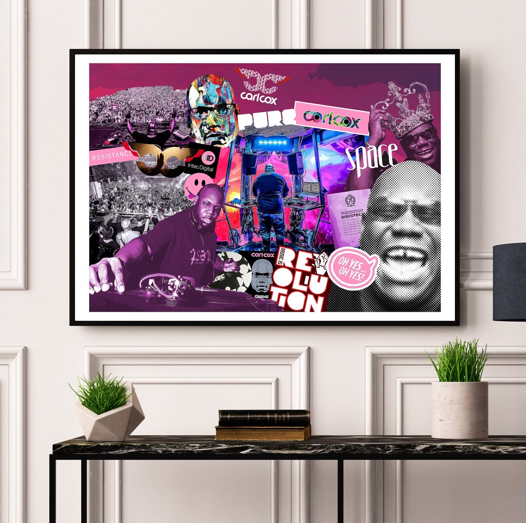 Carl Cox Tribute Limited Edition Print. Carl Cox Gift, Acid House Print ...