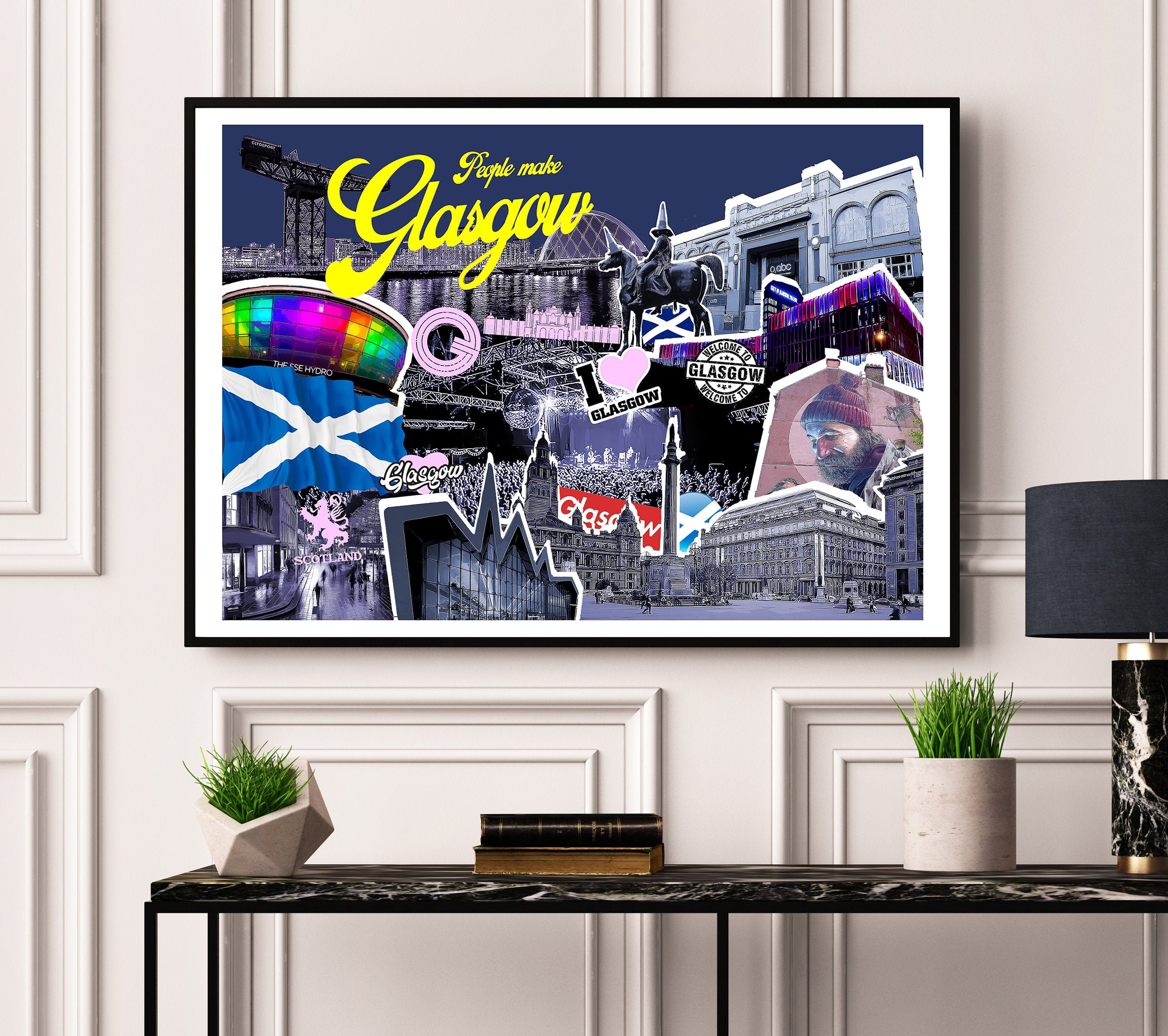 Glasgow Wall Art Limited Edition Print Glasgow Print Etsy
