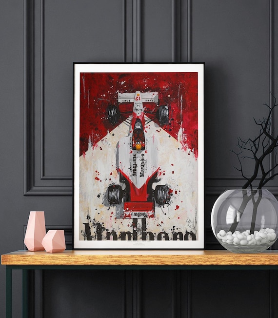 アイルトン・セナのポスター ポスター オートモビリスト AYRTON SENNA