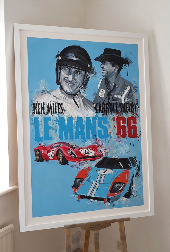 Le Mans 66 - Limited Edition Print. Le Mans 66 Print, Ford Vs