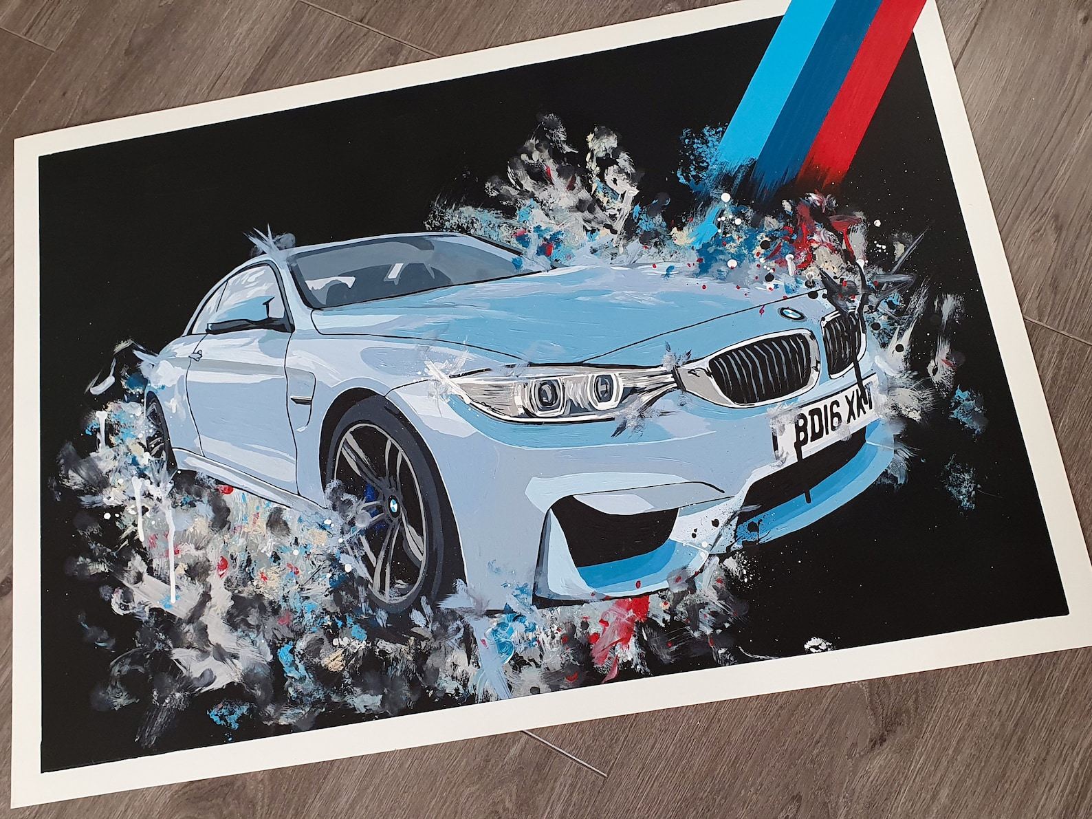 BMW M4 F82 Limited Edition Print. BMW M4 Poster BMW M4 Wall | Etsy UK