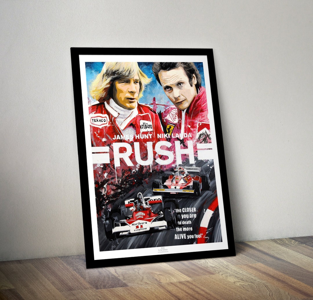 Rush Limited Edition Rush Movie Print, Rush Film Print, Rush
