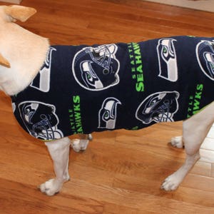Seattle Seahawks NFL Knitted Holiday Dog Sweater