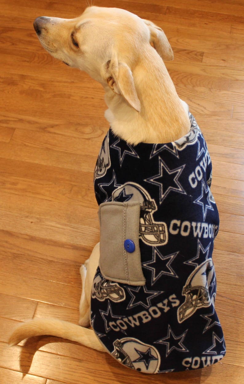 Dallas Cowboys Dog Vest Pet Coat Outfit Etsy
