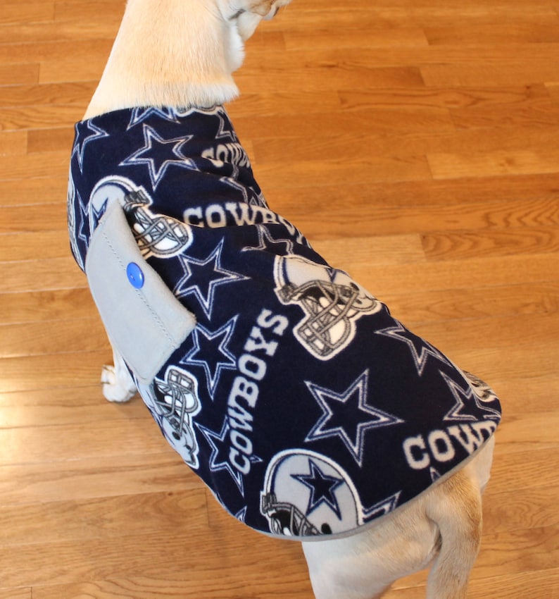 Dallas Cowboys Dog Vest Pet Coat Outfit Etsy