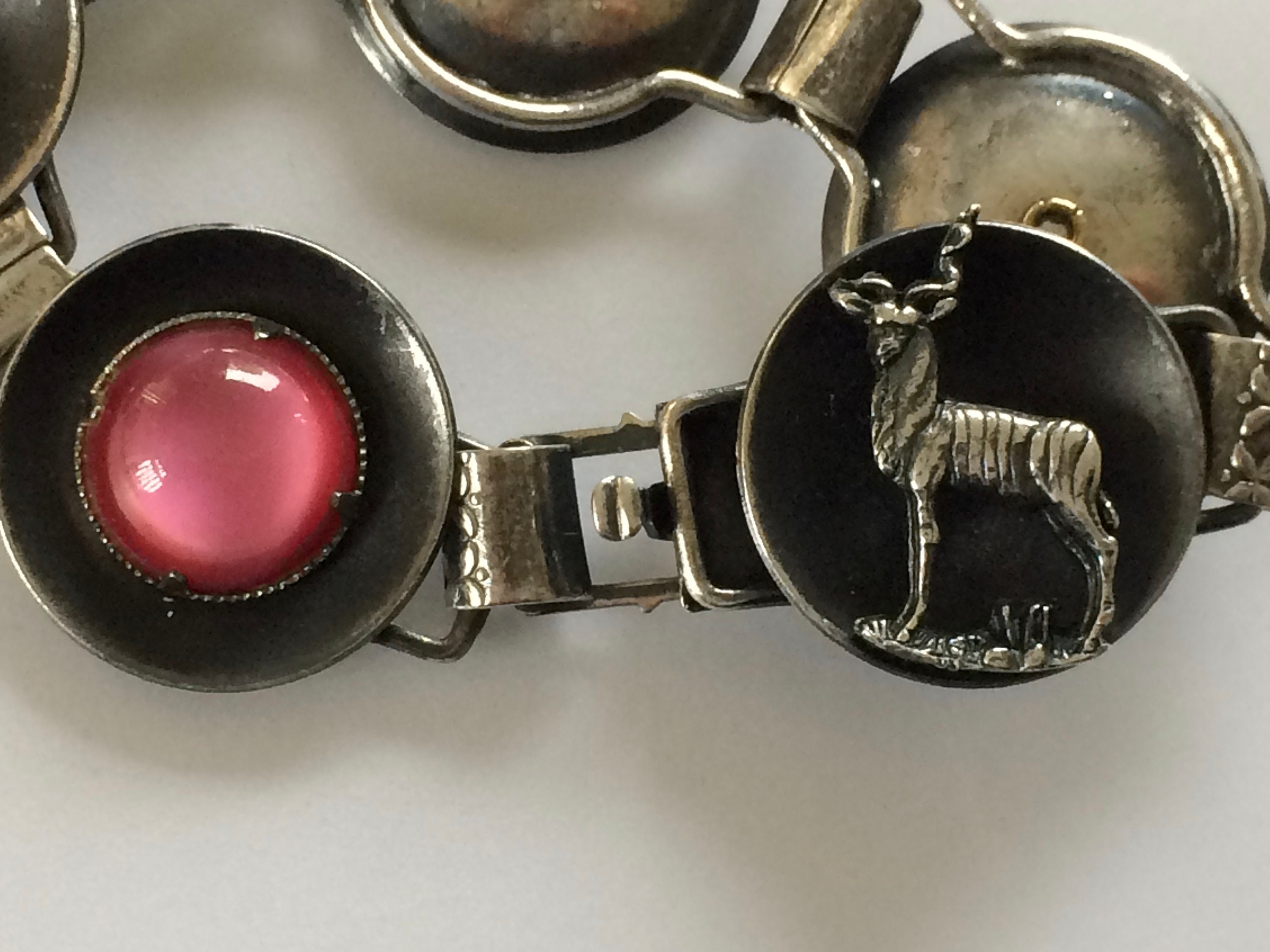 Simba 1960's Wild Animal Bracelet. Vintage Hand Made Animal